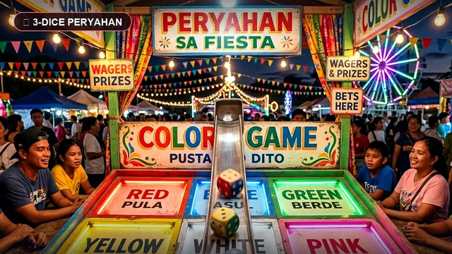 3-Dice Color Game on JLBET Philippines